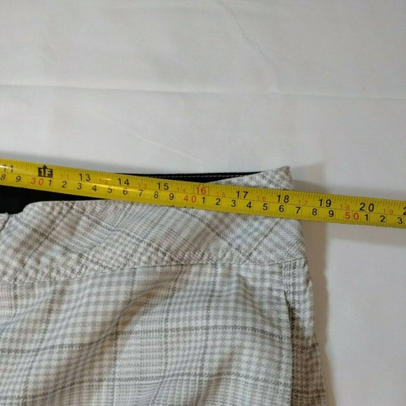 O'Neill Cream Beige Chequered Board Shorts Size 38 - Picture 10 of 12